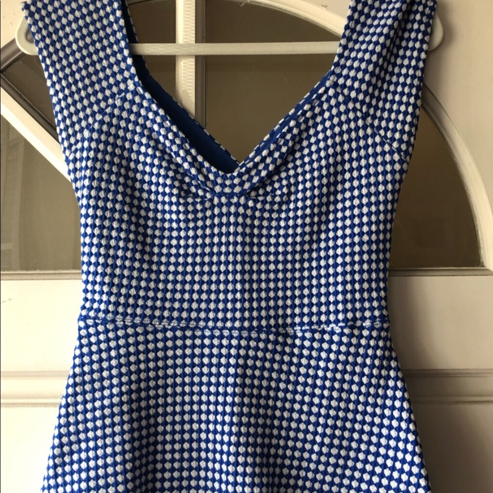 Anthropologie blue tank top